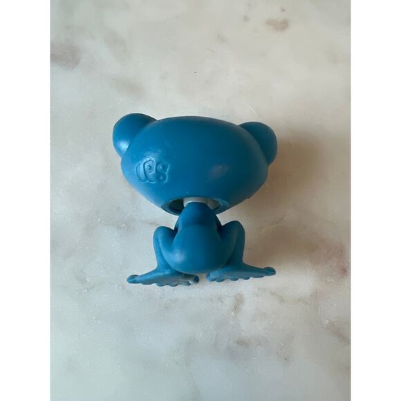 Littlest Pet Shop Simon Frogby #58 Blue Frog, Gecko Lizard Mabbox LPS Mini #3-42 - Picture 5 of 11